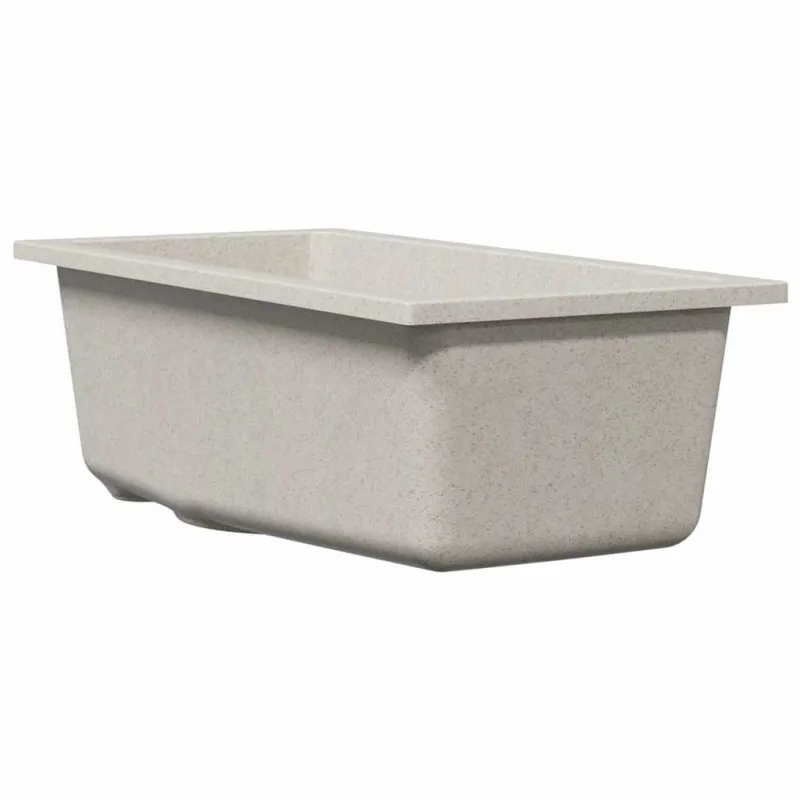 Virtuvės kriauklė Smėlio 21 x 44 x 14 cm Granitas