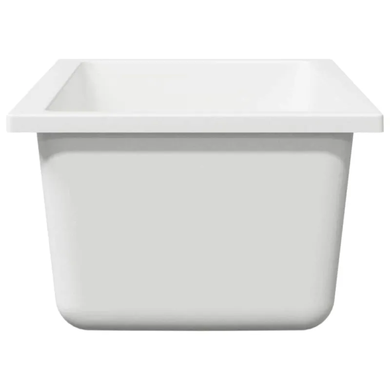 Virtuvės kriauklė Balta 21 x 44 x 14 cm Granitas