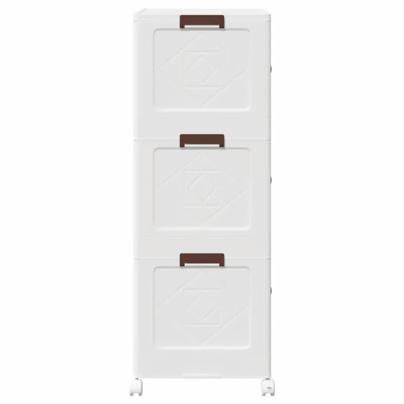 Sukraunama daiktadėžė su ratukais, 75 L, 64x39,5x110,5 cm