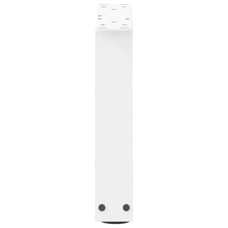 Kavos staliuko kojelės, V formos, 2 vnt., baltos, 30x(30-31,3) cm, plienas