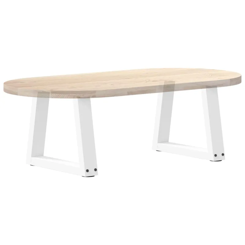 Kavos staliuko kojelės, V formos, 2 vnt., baltos, 30x(30-31,3) cm, plienas