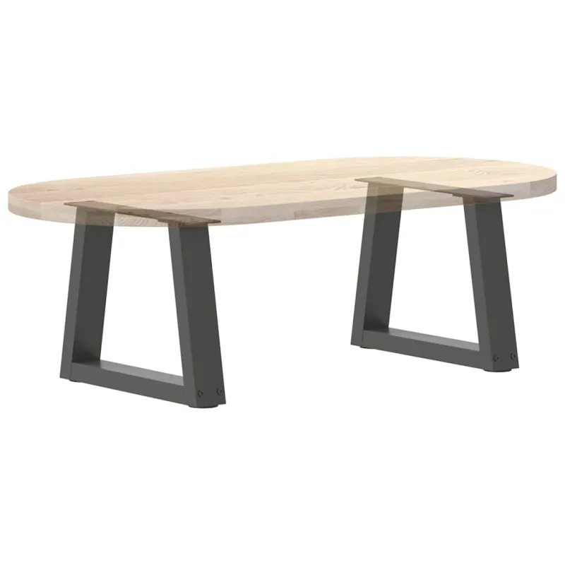 Kavos staliuko kojelės, V formos, 2 vnt., antracito spalvos, 30x(30-31,3) cm, plienas