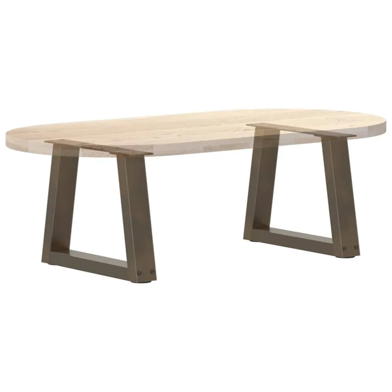 Kavos staliuko kojelės, V formos, 2 vnt., natūralus plienas, 30x(30-31,3) cm, plienas