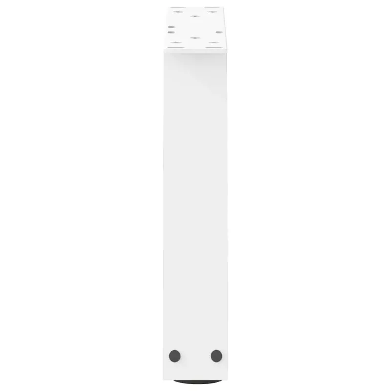 Kavos staliuko kojelės, V formos, 2 vnt., baltos, 40x(30-31,3) cm, plienas