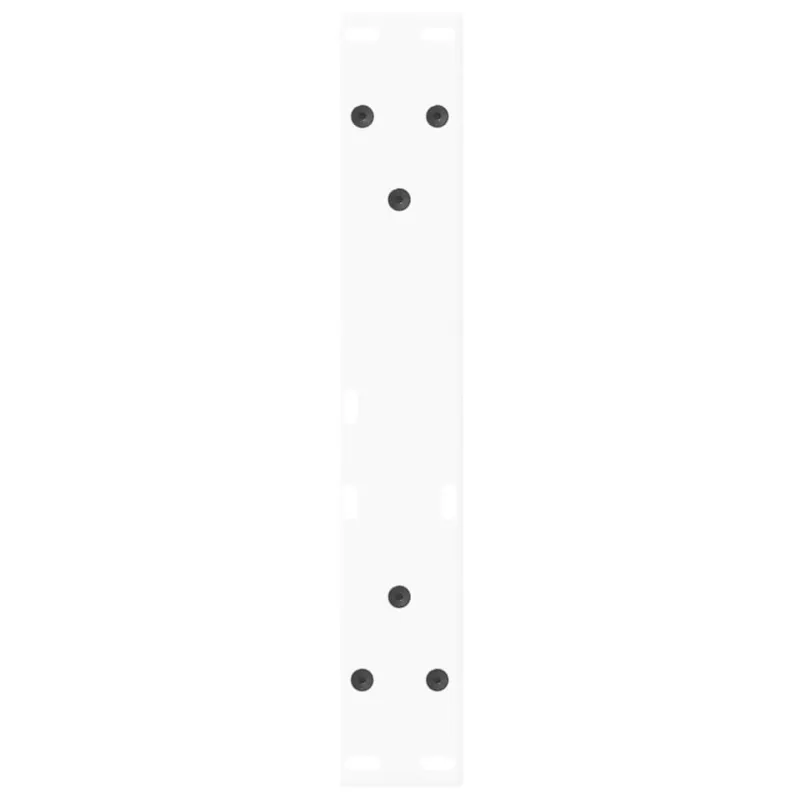 Kavos staliuko kojelės, V formos, 2 vnt., baltos, 40x(30-31,3) cm, plienas