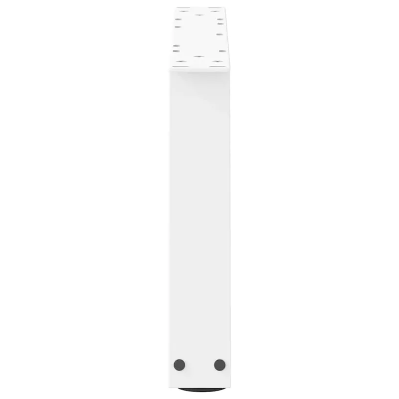 Kavos staliuko kojelės, V formos, 2 vnt., baltos, 50x(30-31,3) cm, plienas