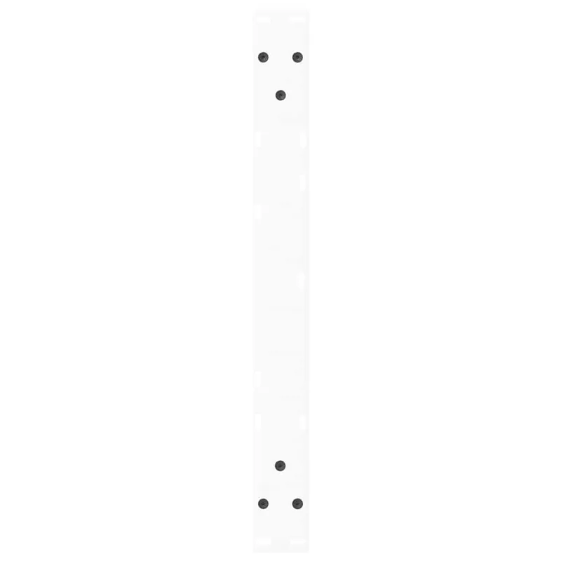 Kavos staliuko kojelės, V formos, 2 vnt., baltos, 50x(30-31,3) cm, plienas
