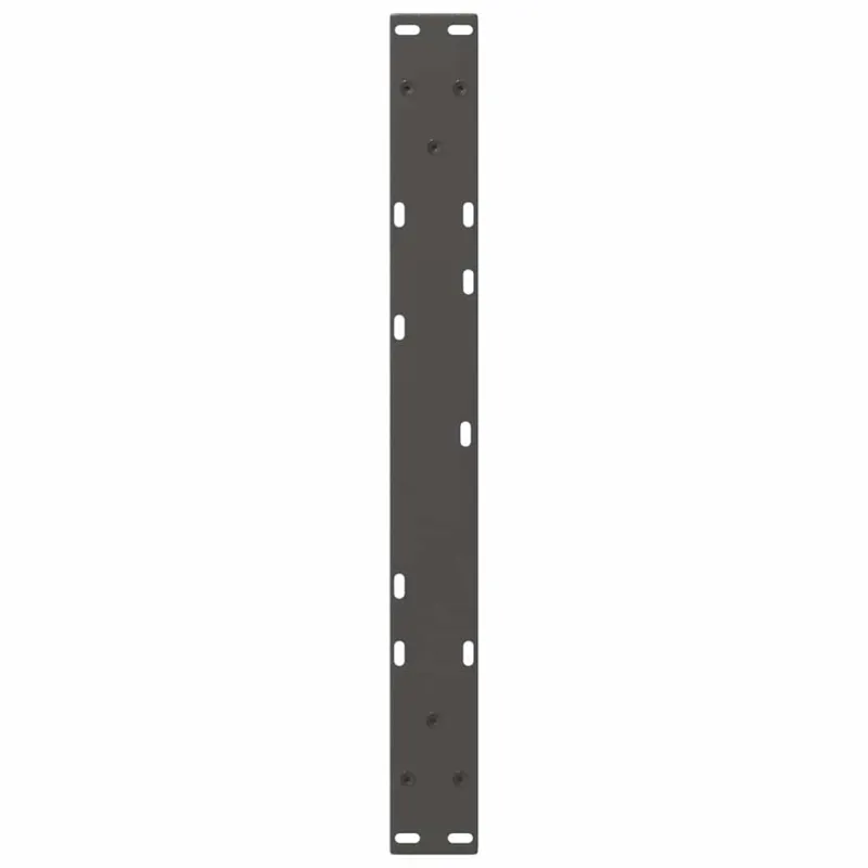 Kavos staliuko kojelės, V formos, 2 vnt., antracito spalvos, 70x(30-31,3) cm, plienas