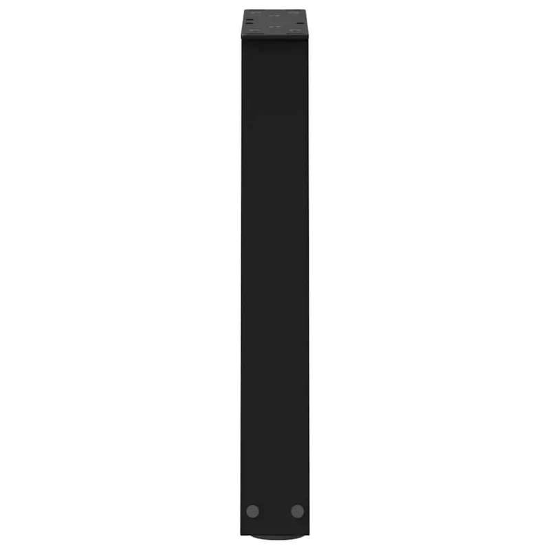 Kavos staliuko kojelės, V formos, 2 vnt., juodos, 28x(42-43,3) cm, plienas