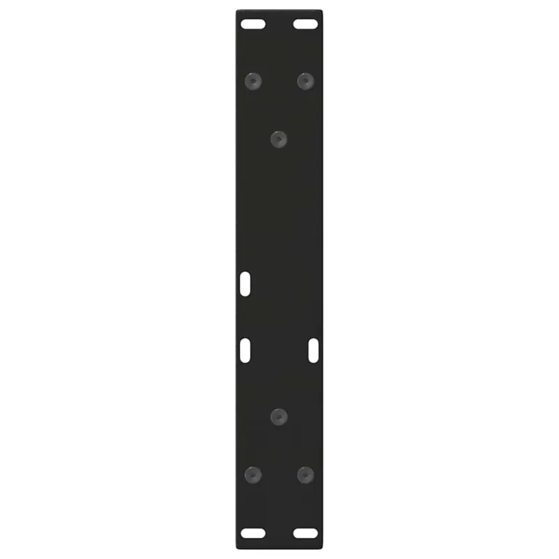 Kavos staliuko kojelės, V formos, 2 vnt., juodos, 28x(42-43,3) cm, plienas