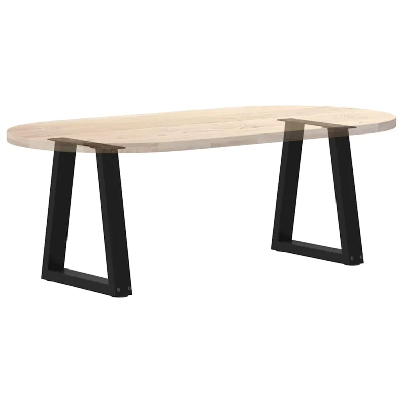 Kavos staliuko kojelės, V formos, 2 vnt., juodos, 28x(42-43,3) cm, plienas