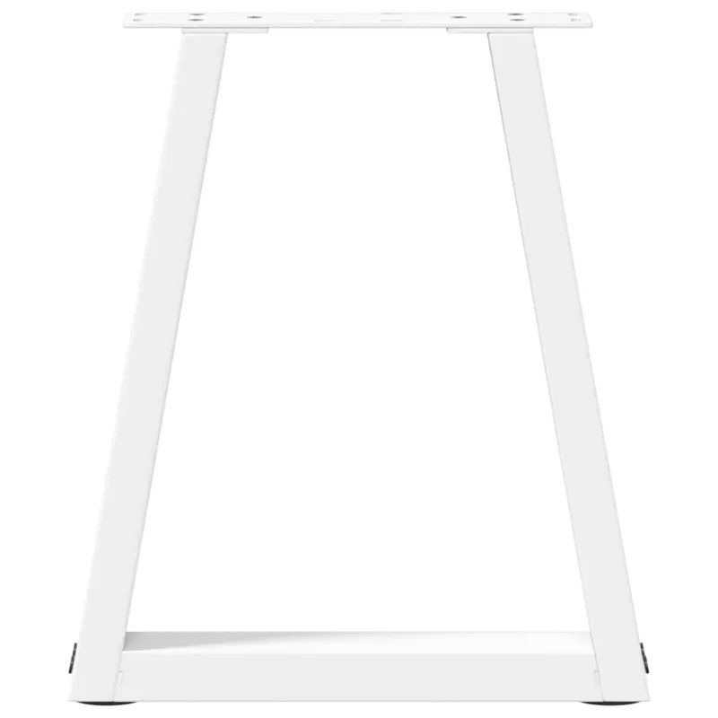 Kavos staliuko kojelės, V formos, 2 vnt., baltos, 28x(42-43,3) cm, plienas