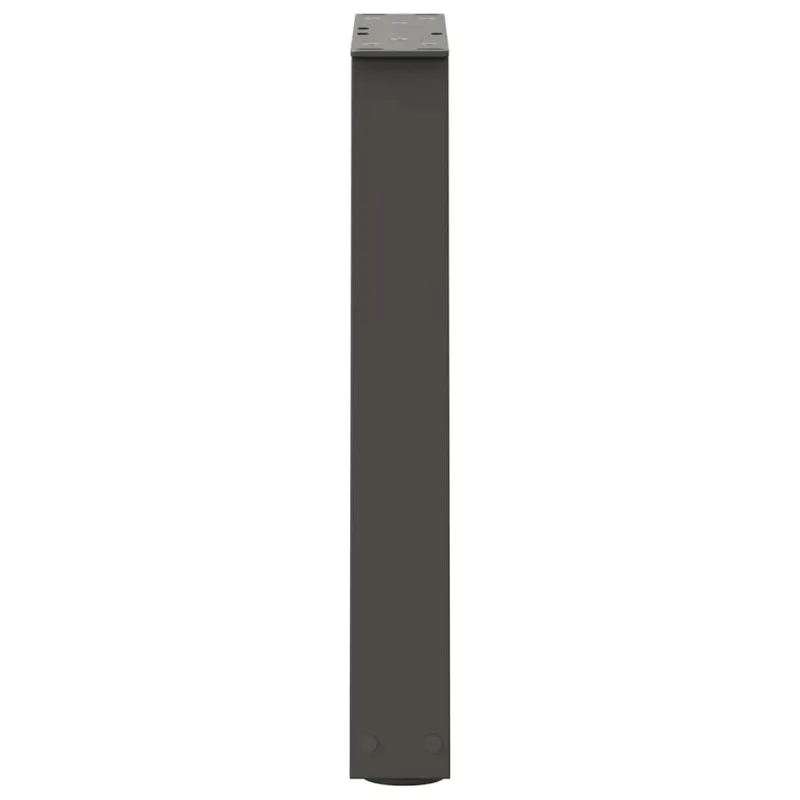 Kavos staliuko kojelės, V formos, 2 vnt., antracito spalvos, 28x(42-43,3) cm, plienas