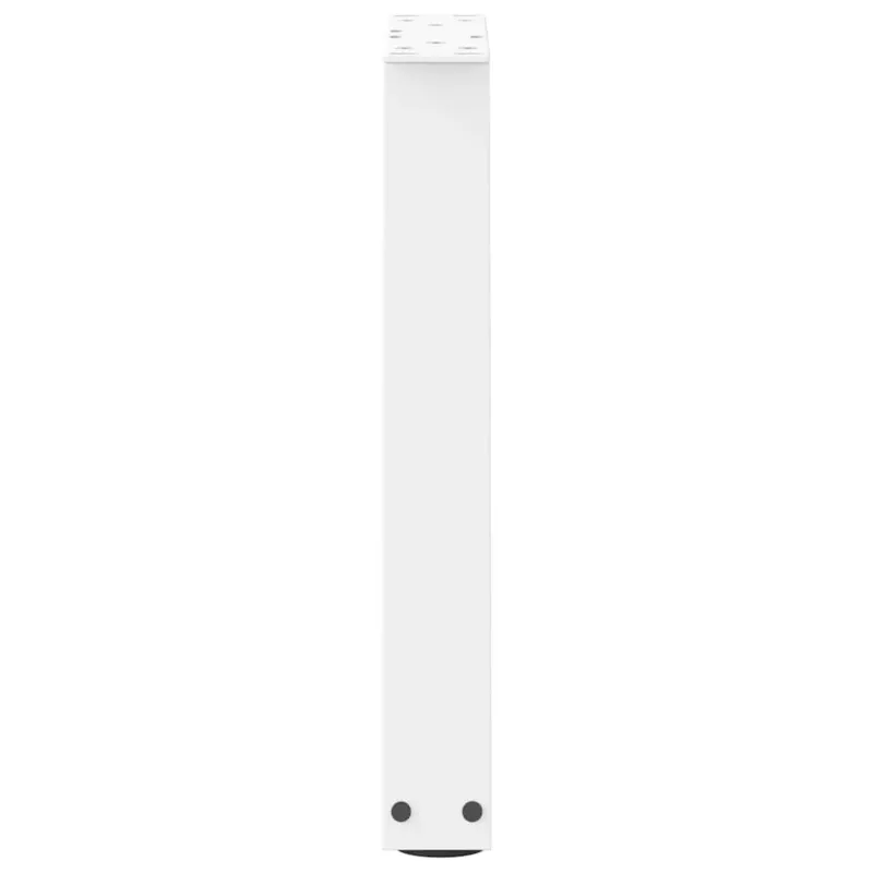 Kavos staliuko kojelės, V formos, 2 vnt., baltos, 38x(42-43,3) cm, plienas