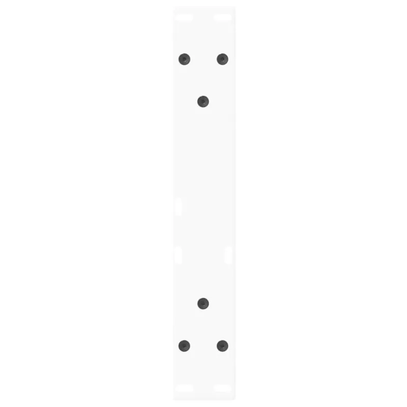 Kavos staliuko kojelės, V formos, 2 vnt., baltos, 38x(42-43,3) cm, plienas