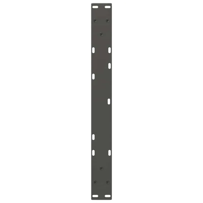 Kavos staliuko kojelės, V formos, 2 vnt., antracito spalvos, 50x(42-43,3) cm, plienas