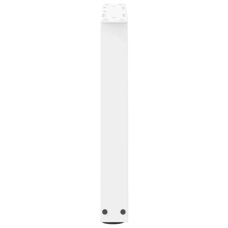Kavos staliuko kojelės, V formos, 2 vnt., baltos, 60x(42-43,3) cm, plienas