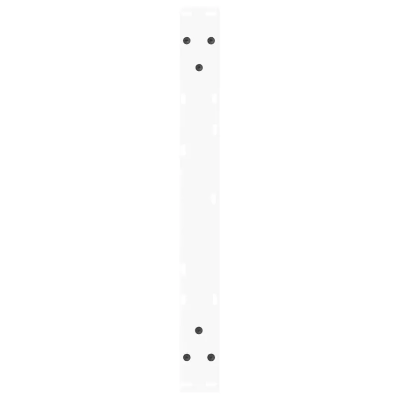 Kavos staliuko kojelės, V formos, 2 vnt., baltos, 60x(42-43,3) cm, plienas