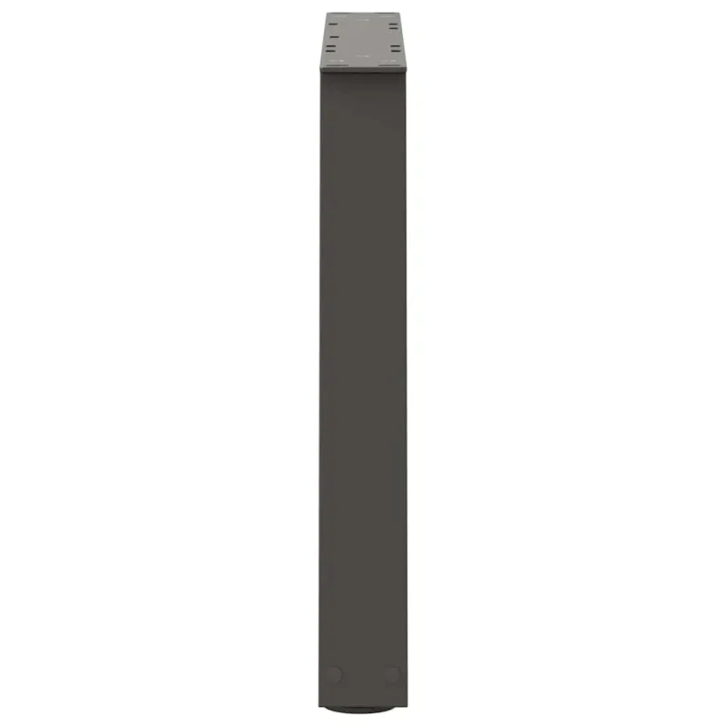 Kavos staliuko kojelės, V formos, 2 vnt., antracito spalvos, 60x(42-43,3) cm, plienas