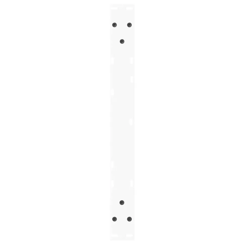 Kavos staliuko kojelės, V formos, 2 vnt., baltos, 70x(42-43,3) cm, plienas