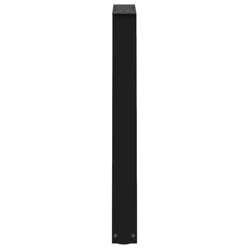 Valgomojo stalo kojelės, V formos, 2 vnt., juodos, 50x(72-73,3) cm, plienas