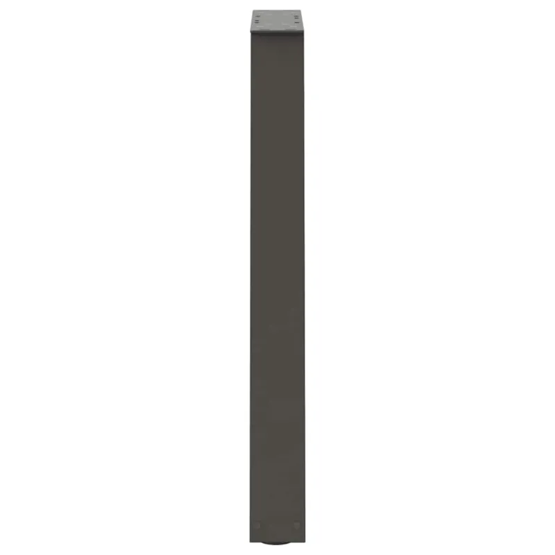 Valgomojo stalo kojos, V formos, 2 vnt., antracito spalvos, 50x(72-73,3) cm, plienas