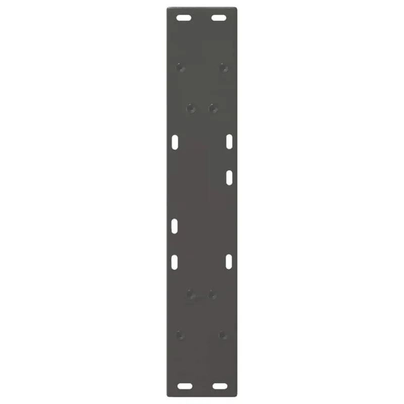Valgomojo stalo kojos, V formos, 2 vnt., antracito spalvos, 50x(72-73,3) cm, plienas
