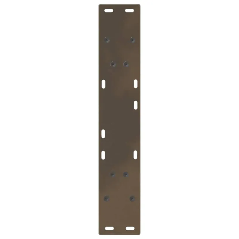 Valgomojo stalo kojelės, V formos, 2 vnt., natūralus plienas, 50x(72-73,3) cm, plienas