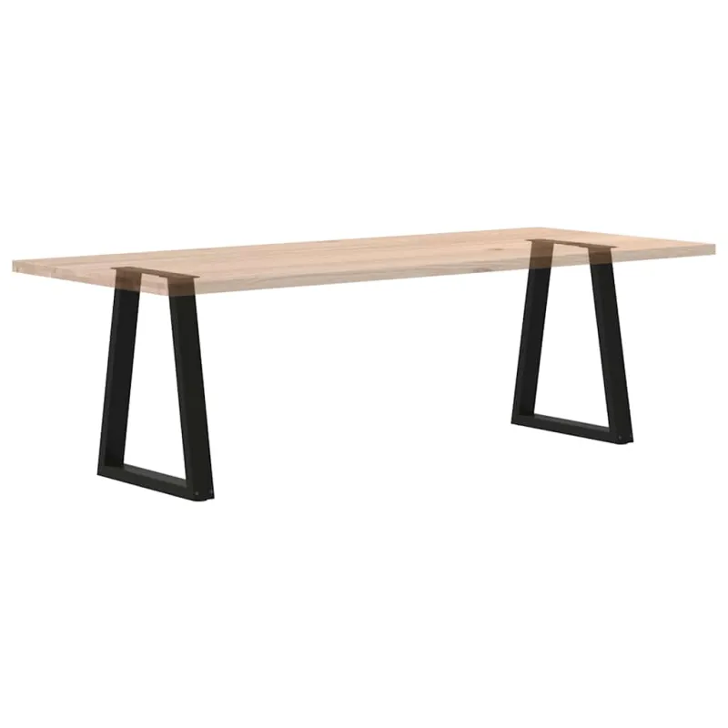Valgomojo stalo kojelės, 2 vnt., juodos, 60x(72-73,3) cm, plienas, V formos