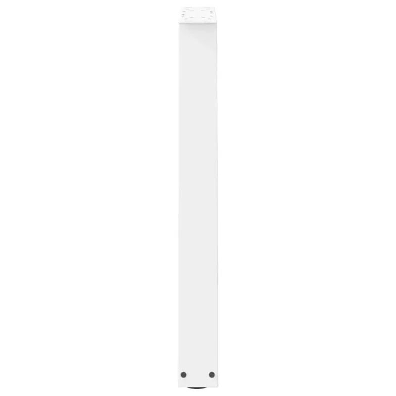 Valgomojo stalo kojelės, 2 vnt., baltos, 60x(72-73,3) cm, plienas, V formos
