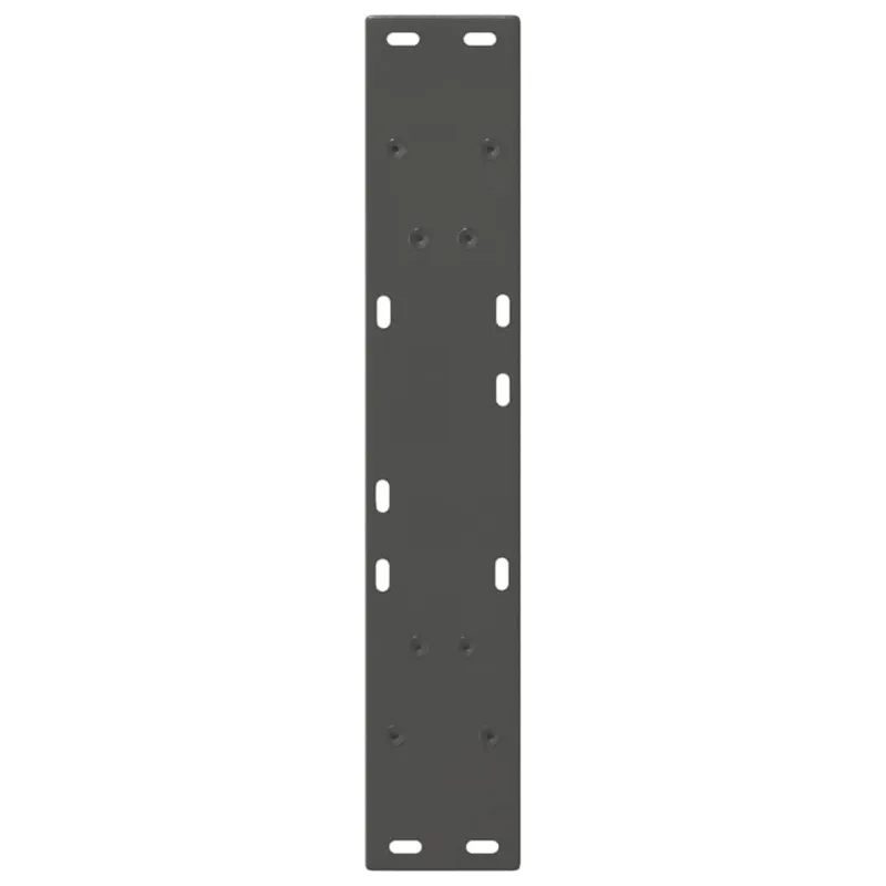 Valgomojo stalo kojos, V formos, 2 vnt., antracito spalvos, 60x(72-73,3) cm, plienas
