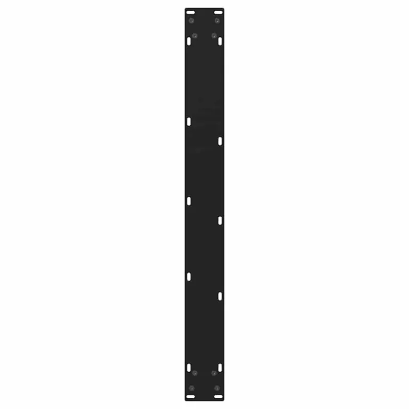 Valgomojo stalo kojelės, V formos, 2 vnt., juodos, 70x(72-73,3) cm, plienas