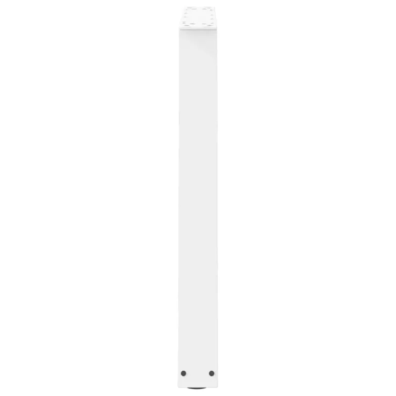Valgomojo stalo kojelės, 2 vnt., baltos, 70x(72-73,3) cm, plienas, V formos