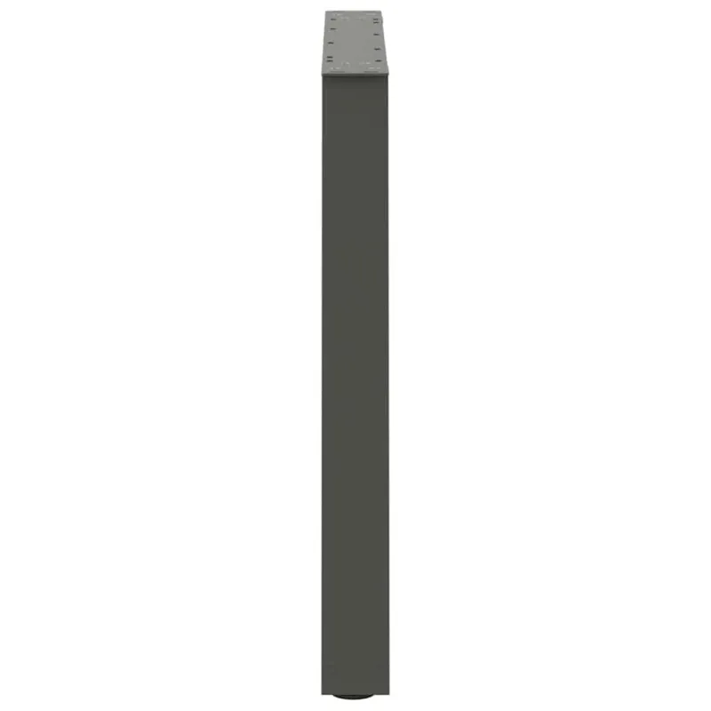 Valgomojo stalo kojos, V formos, 2 vnt., antracito spalvos, 70x(72-73,3) cm, plienas