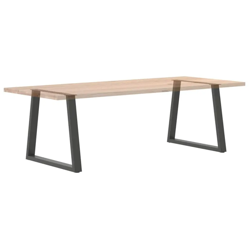 Valgomojo stalo kojos, V formos, 2 vnt., antracito spalvos, 70x(72-73,3) cm, plienas