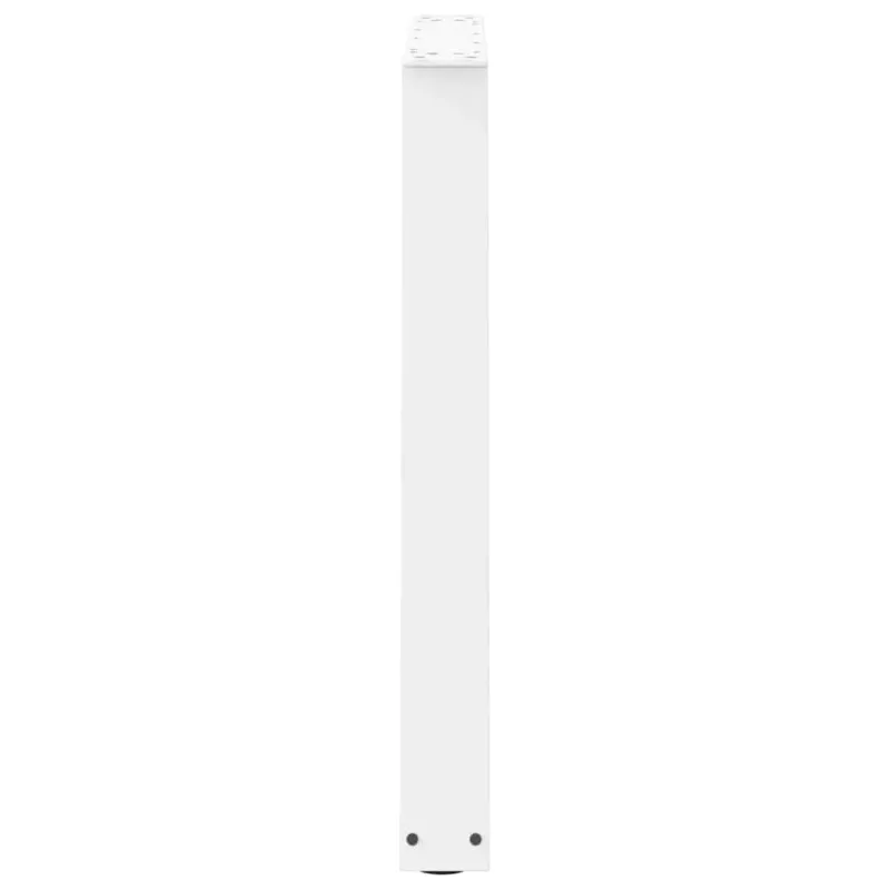 Valgomojo stalo kojelės, 2 vnt., baltos, 80x(72-73,3) cm, plienas, V formos
