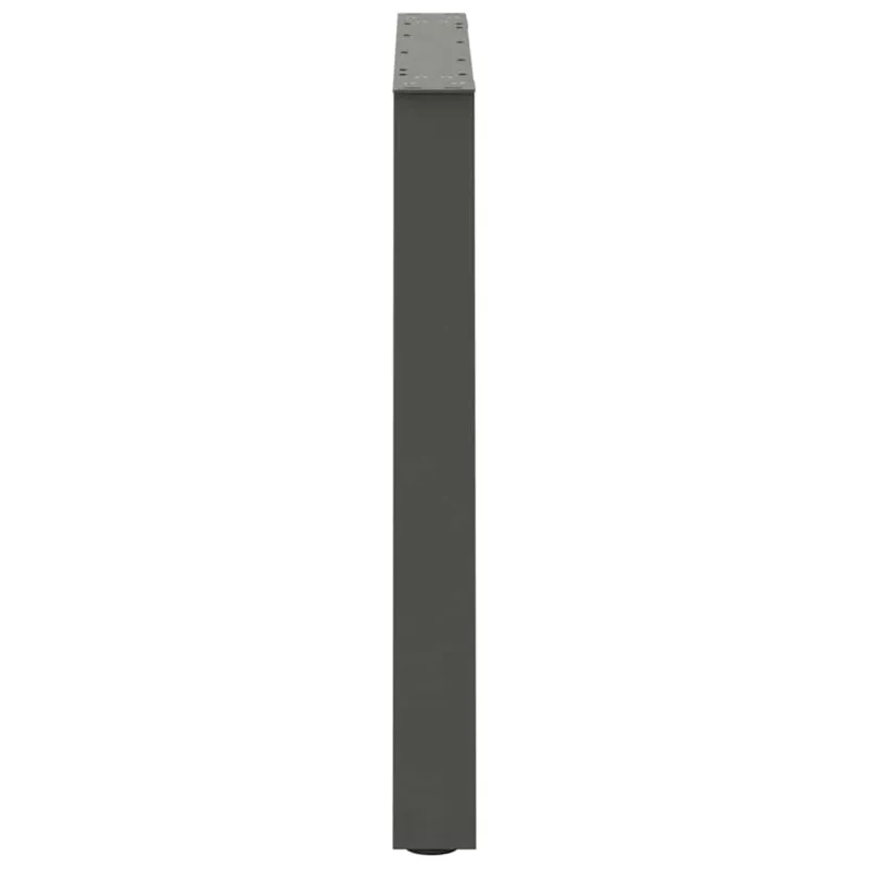 Valgomojo stalo kojos, V formos, 2 vnt., antracito spalvos, 80x(72-73,3) cm, plienas