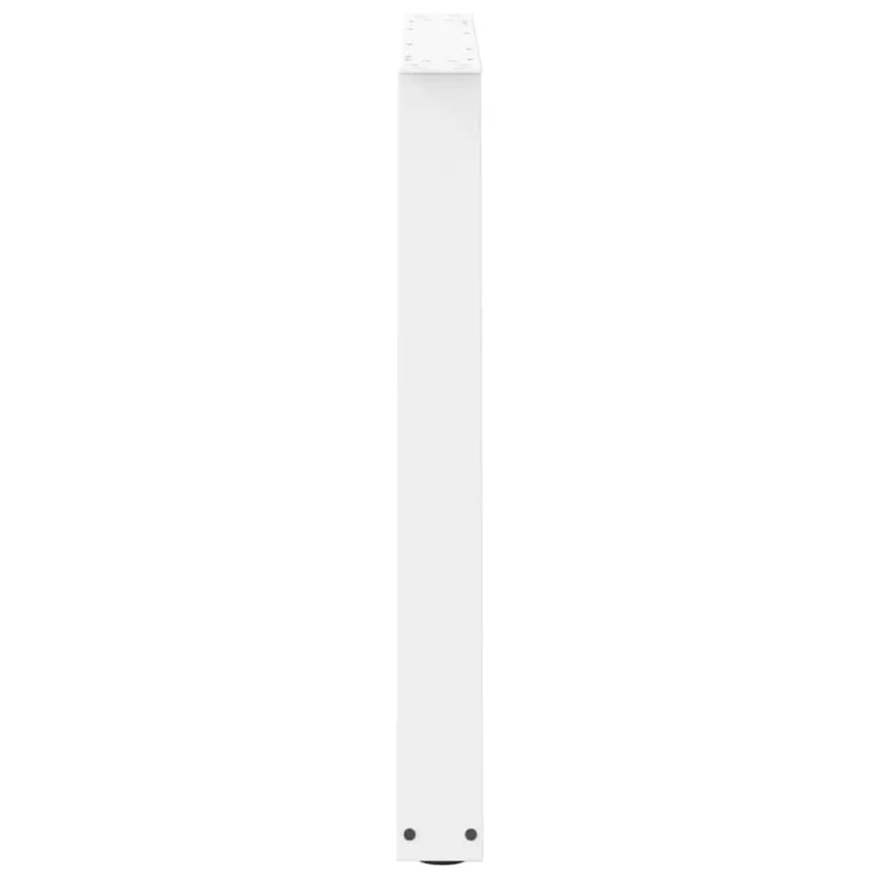 Valgomojo stalo kojelės, 2 vnt., baltos, 90x(72-73,3) cm, plienas, V formos