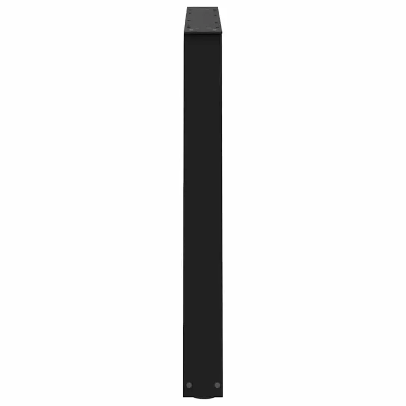 Valgomojo stalo kojos, V formos, 2 vnt., juodos, 100x(72-73,3) cm, plienas