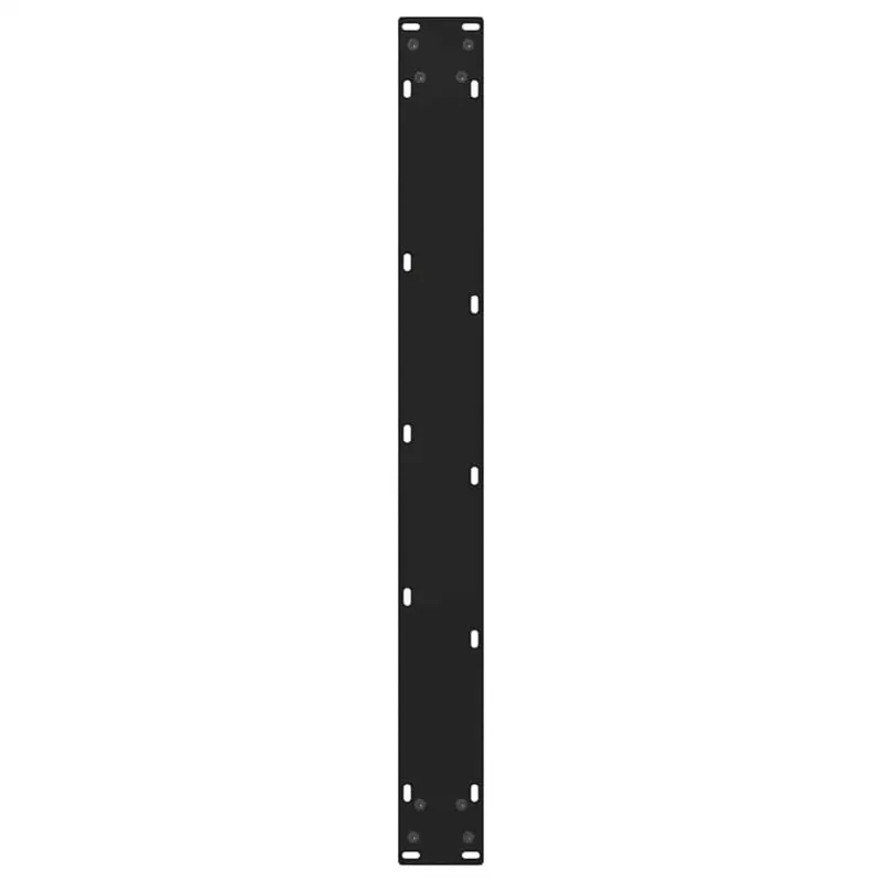 Valgomojo stalo kojos, V formos, 2 vnt., juodos, 100x(72-73,3) cm, plienas