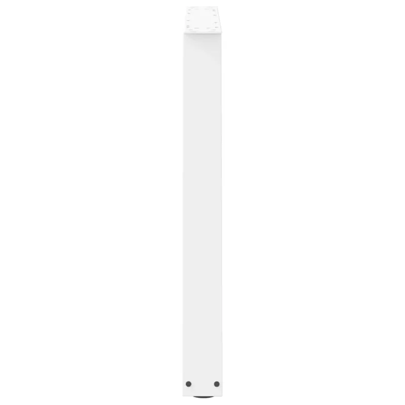 Valgomojo stalo kojelės, V formos, 2 vnt., baltos, 100x(72-73,3) cm, plienas