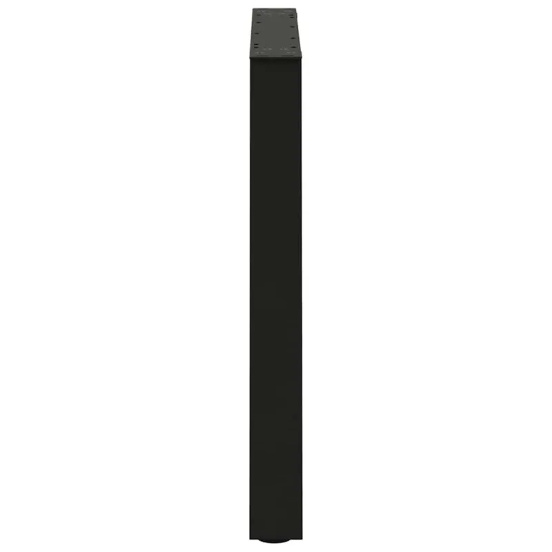 Valgomojo stalo kojos, 3 vnt., juodos, 70x(72-73,3) cm, plienas, V formos
