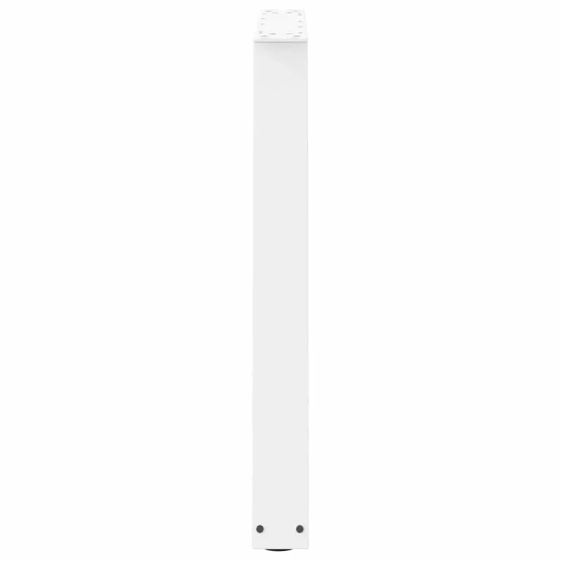 Valgomojo stalo kojelės, 3 vnt., baltos, 70x(72-73,3) cm, plienas, V formos
