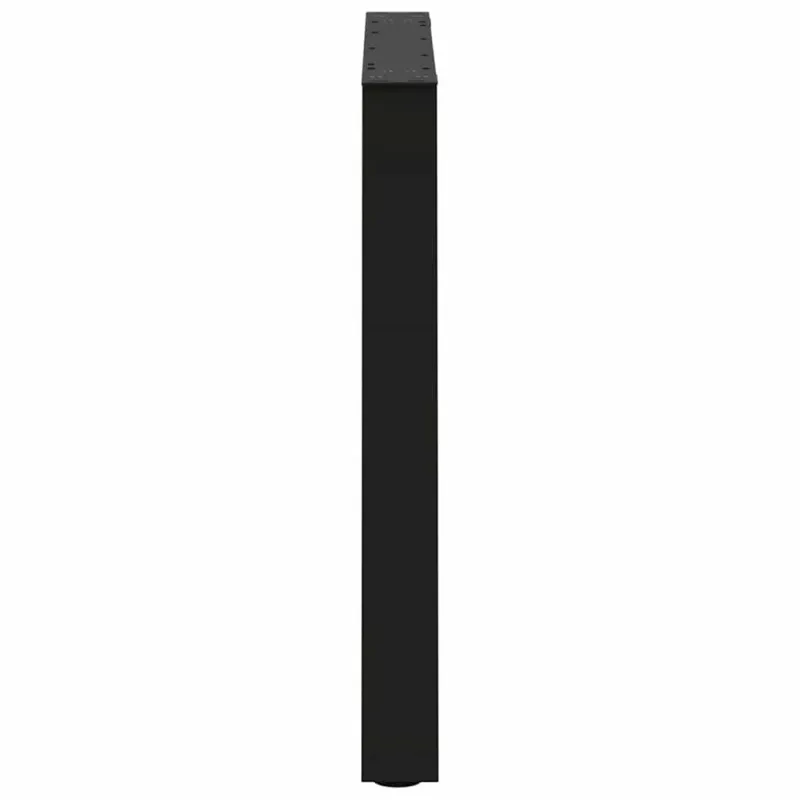 Valgomojo stalo kojos, 3 vnt., juodos, 80x(72-73,3) cm, plienas, V formos