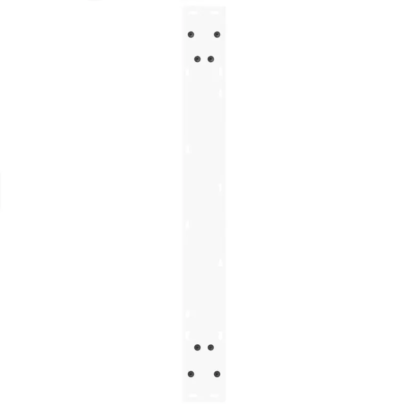 Valgomojo stalo kojelės, 3 vnt., baltos, 80x(72-73,3) cm, plienas, V formos