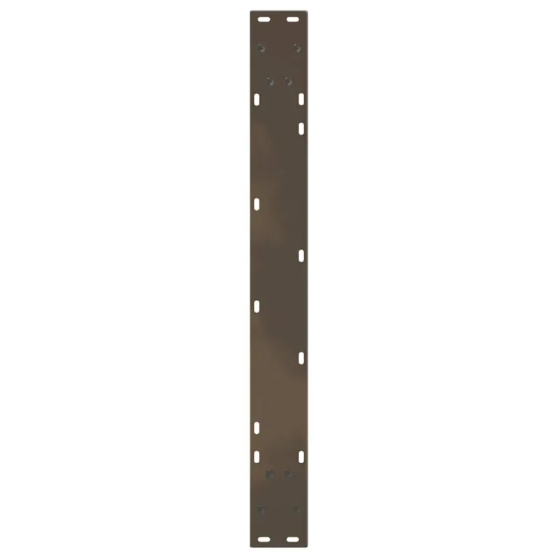 Valgomojo stalo kojelės, V formos, 3 vnt., natūralus plienas, 80x(72-73,3) cm, plienas