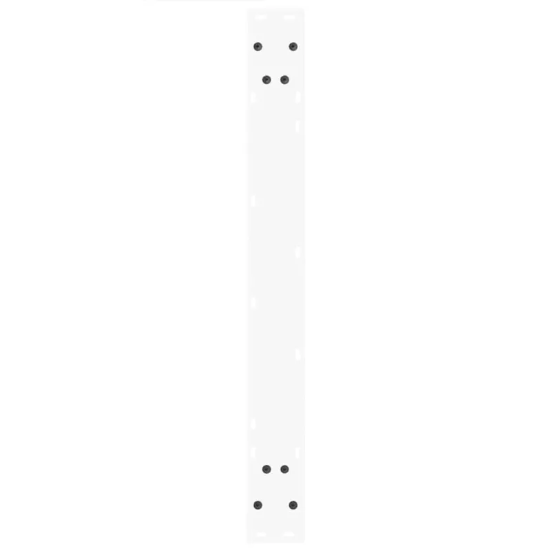 Valgomojo stalo kojelės, 3 vnt., baltos, 90x(72-73,3) cm, plienas, V formos