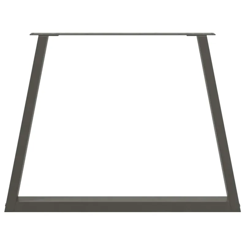 Valgomojo stalo kojos, 3 vnt., antracito spalvos, 90x(72-73,3) cm, plienas