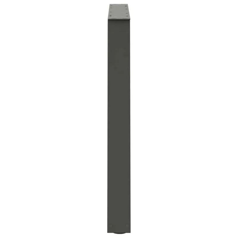 Valgomojo stalo kojos, 3 vnt., antracito spalvos, 90x(72-73,3) cm, plienas