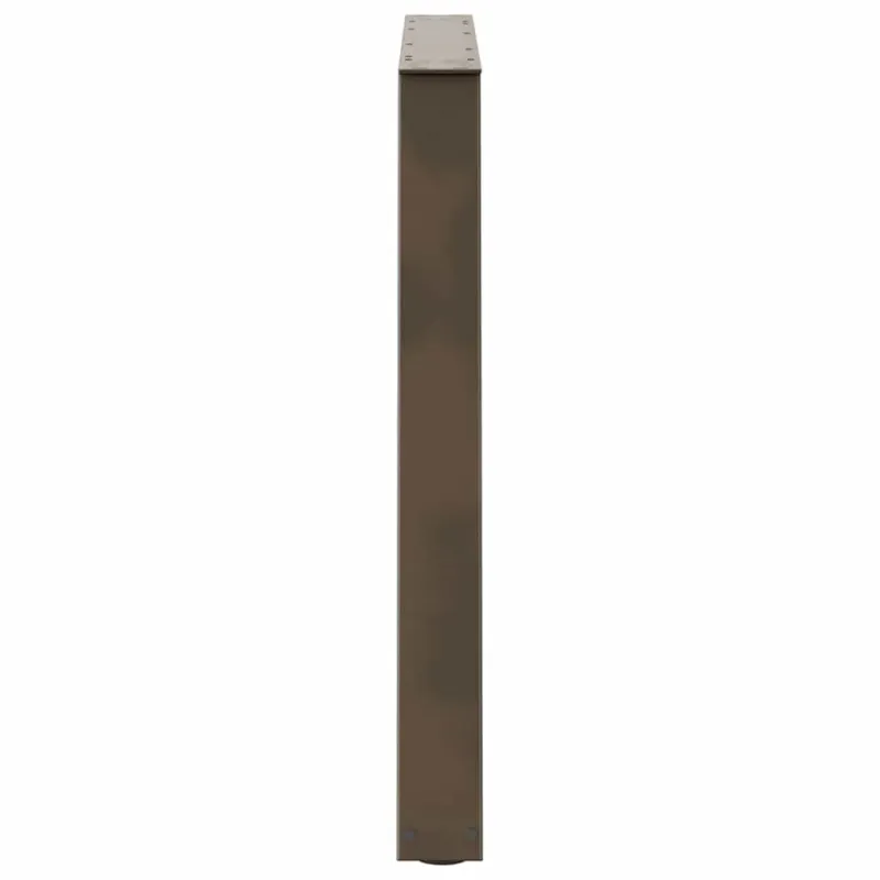 Valgomojo stalo kojelės, V formos, 3 vnt., natūralus plienas, 90x(72-73,3) cm, plienas